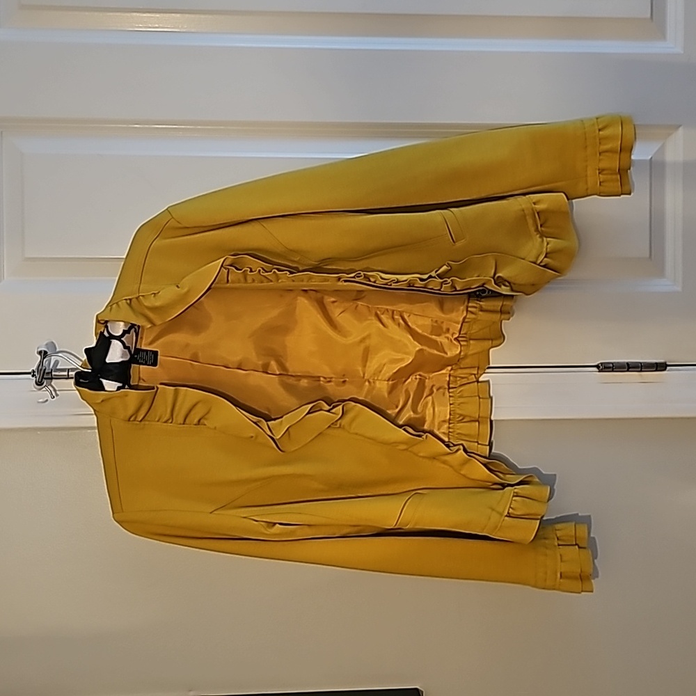 Mustard yellow jacket from INC. Size small